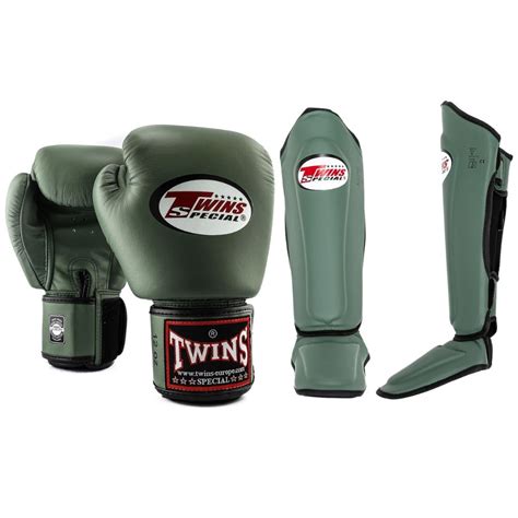 Twins Kickboks Set Military Green ⋆ OLB Sports.